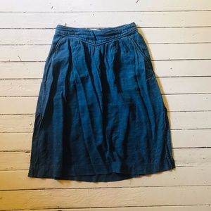 Wilfred Denim Vivienne Skirt w/ Pockets